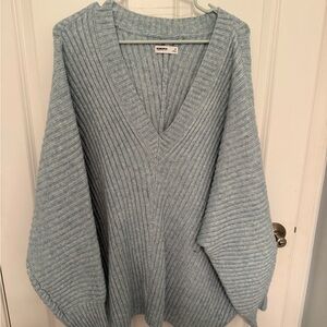 Sonoma Light Blue V-Neck Sweater 3X NWOT